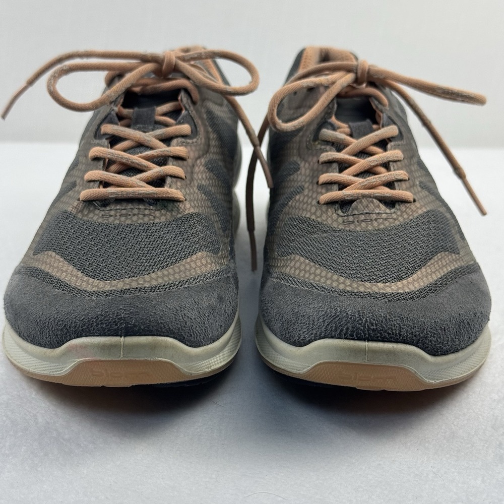 ECCO Biom Fjuel Racer Cross Trainer Sneakers Dark Shadow Peach Womens EU 38 US 7 - Picture 2 of 11